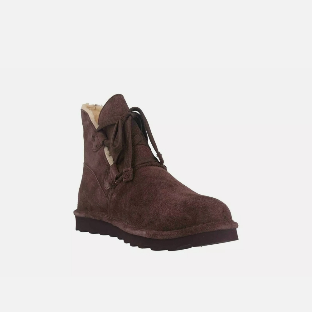 Bearpaw Zora fleece lined suede chukka boot